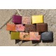 Large Tiny Wallet Yellow Leather